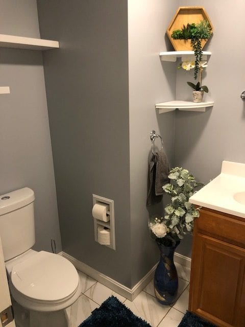 Where to Put a Toilet Paper Holder in a Small Bathroom