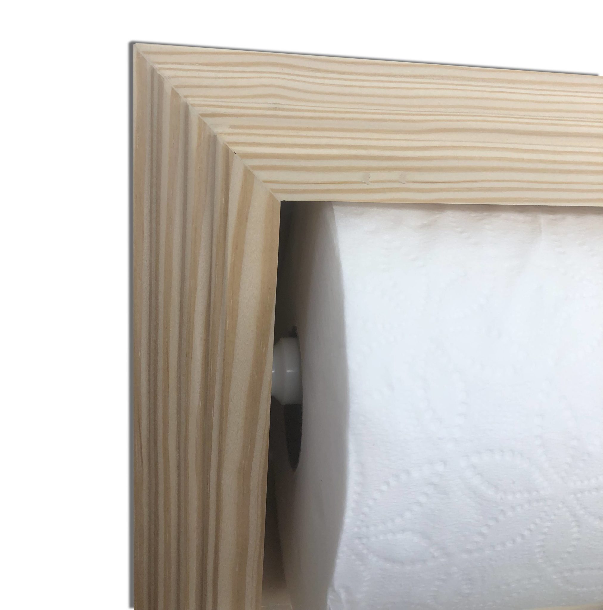 Monterey-17 Combination Toilet Paper Holder Recessed Magazine Rack - WG  Wood Products